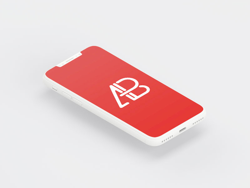 Clay iPhone 8 Mockup PSD Free Download
