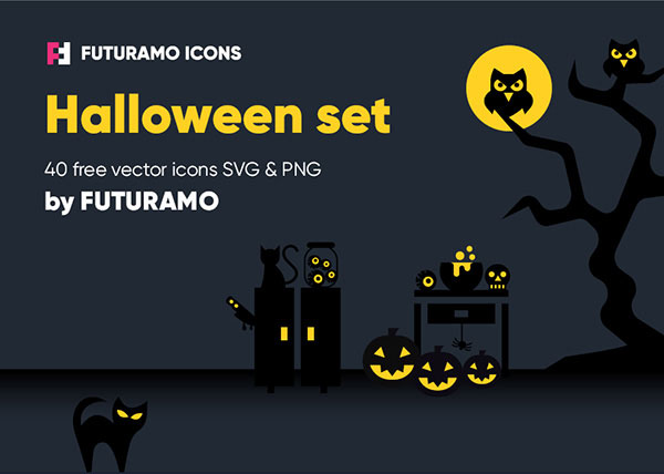 Beautiful Halloween Icons Free Download