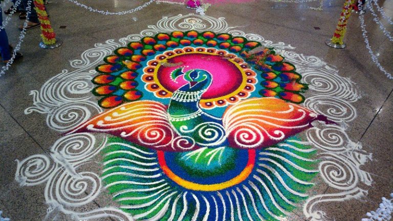 35+ Latest Beautiful Rangoli Designs For Diwali Festival 2023