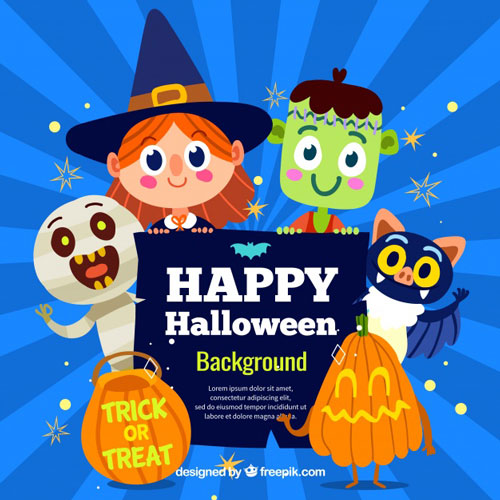 25+ Free Halloween Vector Backgrounds Download 2023