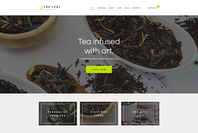 tea WordPress theme
