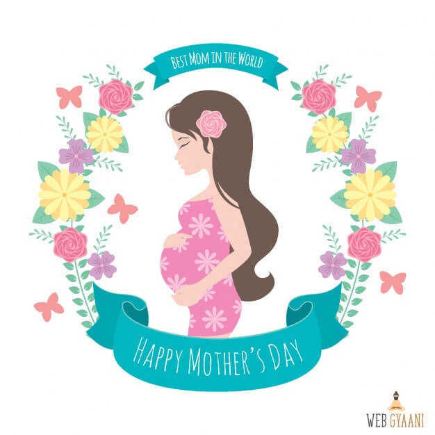 Mother day pregnant women