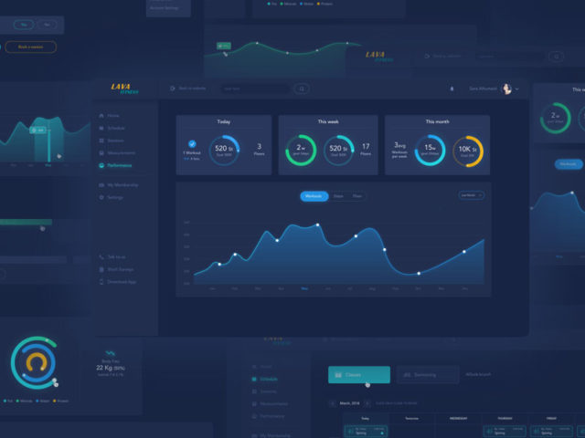 40+ Beautiful Gradient Dashboard UI Designs 2024 - Webgyaani