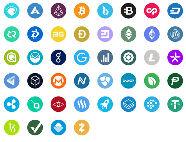 crytpo currency icons free