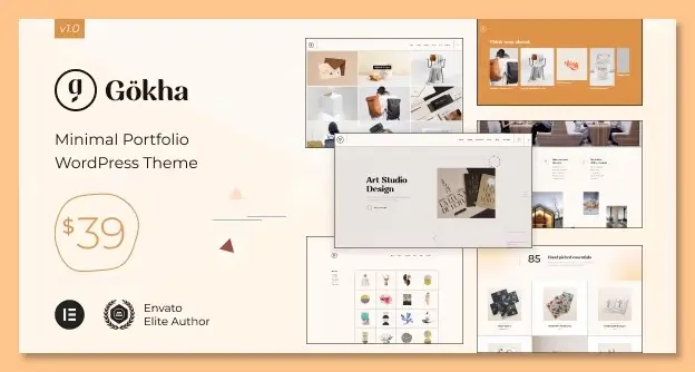 Gokha - Minimal Unique Portfolio WordPress Theme
