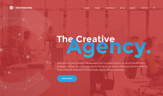wordpress creative agency theme