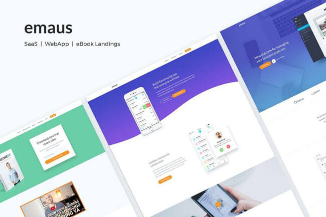 html5 landing page templates