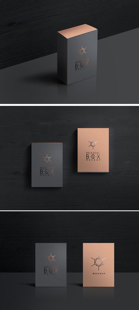 Download 15 Free Realistic Box Mockups PSD Download 2019