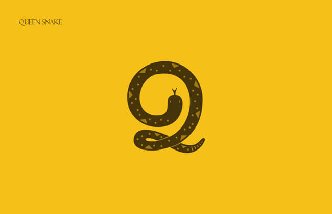 Snake Clever Alphabetical Logos
