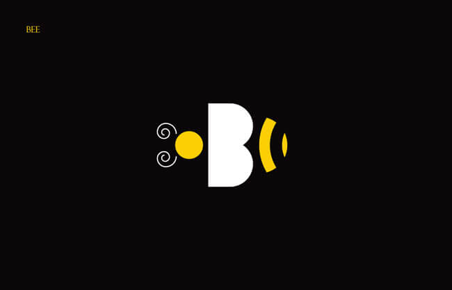 Bee Clever Alphabetical Logos