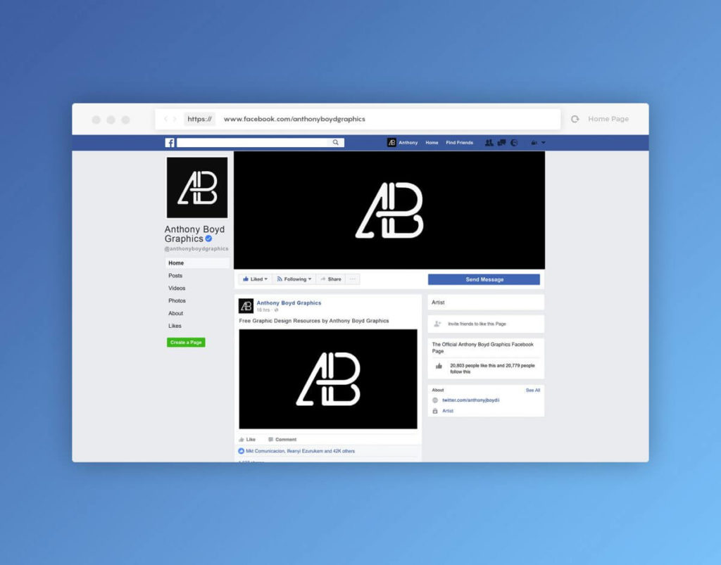 Download 8 Facebook Page PSD Mockups Free Download - Sanjay Web ...