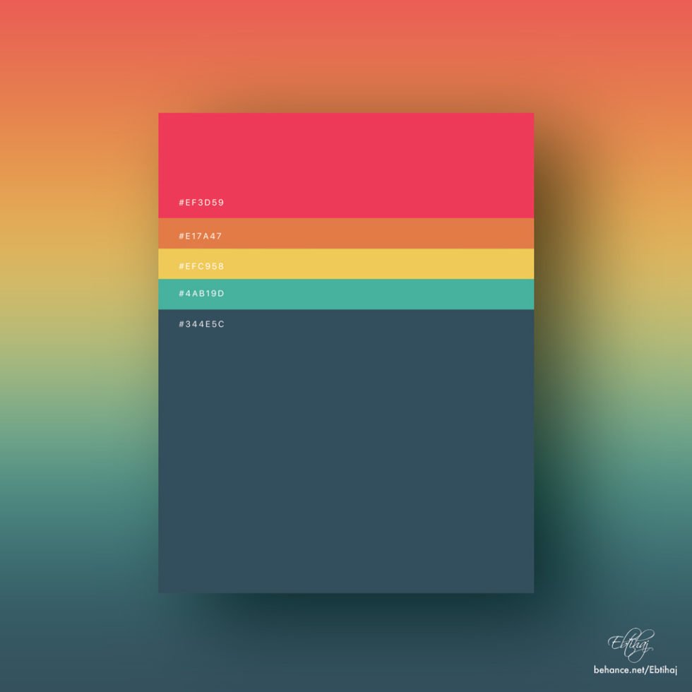 Color Plate For Pg Ui 16 Beautiful Flat Color Palettes For UI/UX Designers