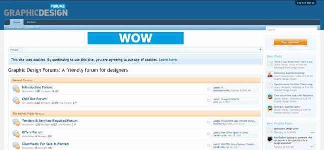 Top forums for web design