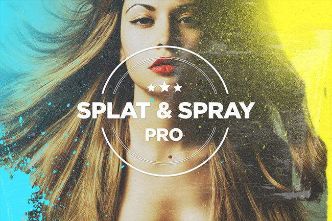 Splat and Spray Pro Photoshop Brushes