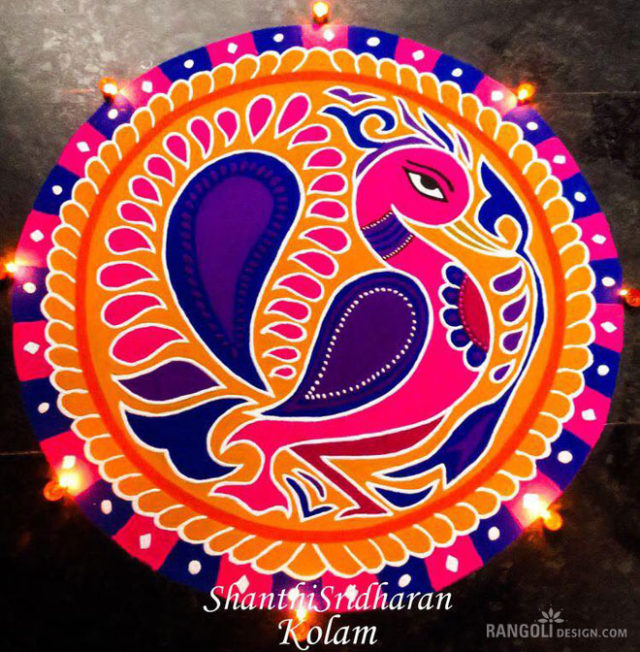 45+ Beautiful Diwali Rangoli & Kolam Designs By Shanthi Sridharan