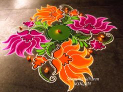 45+ Beautiful Diwali Rangoli & Kolam Designs By Shanthi Sridharan