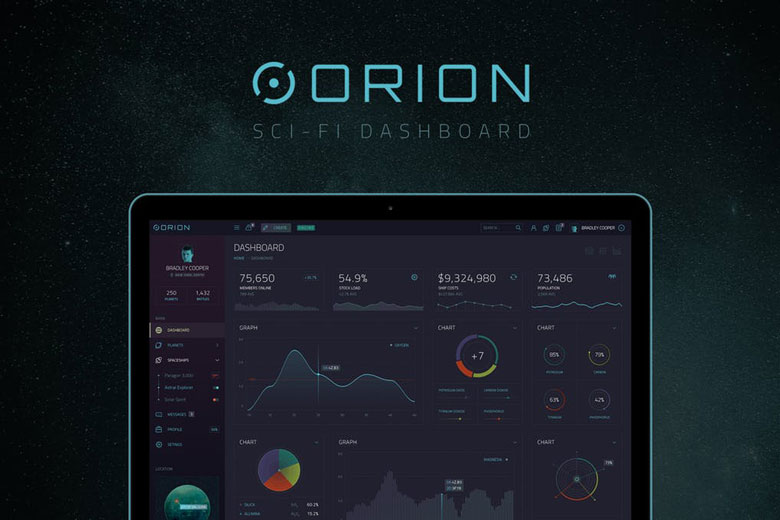 40 Beautiful Gradient Dashboard UI Designs 2021 - Webgyaani