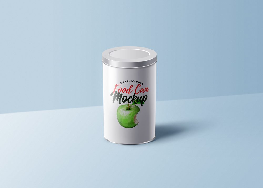 Watch and download this nice food can mockup - Webgyaani