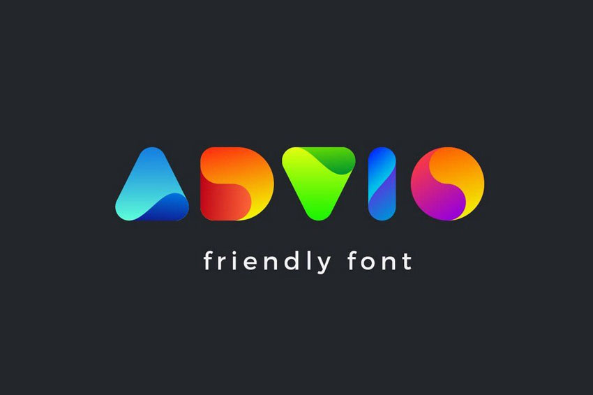 color font for logo design
