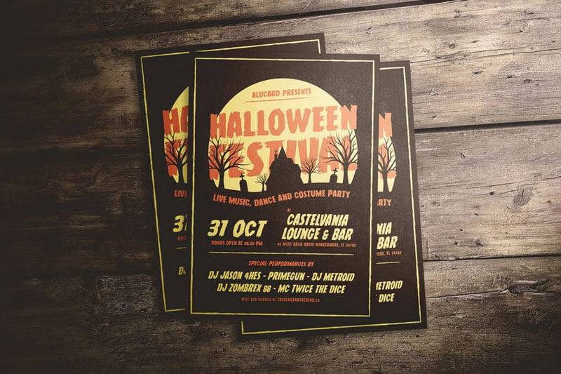 Halloween Dark Flyer Templates