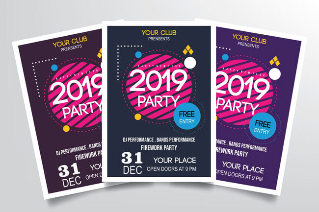 Happy New Year Flyer Templates