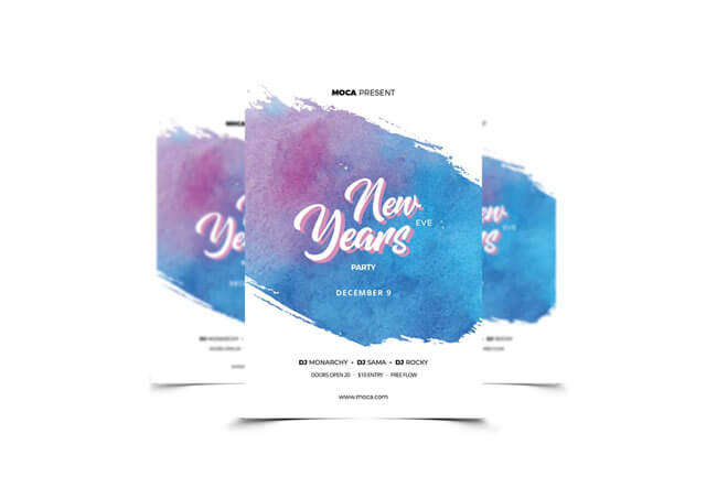 Happy New Year poster Templates