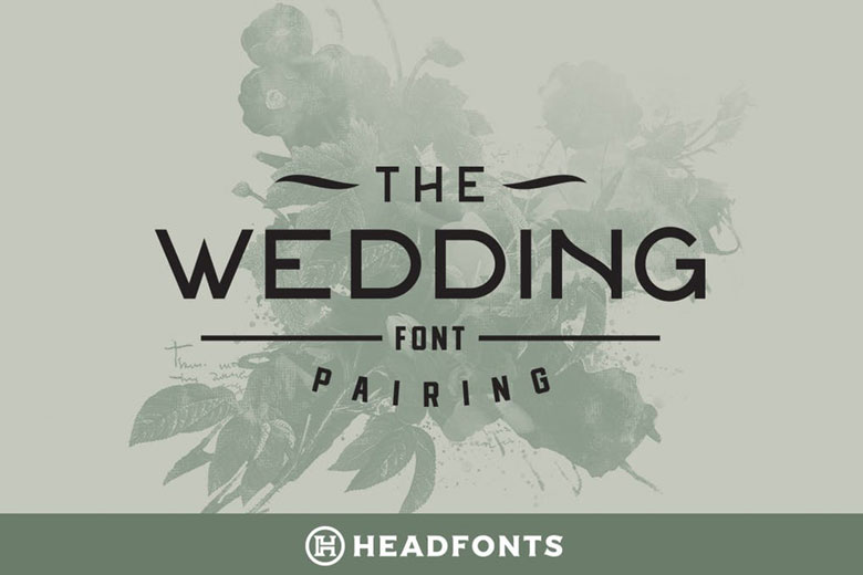 Beautiful Pair Of Wedding Fonts