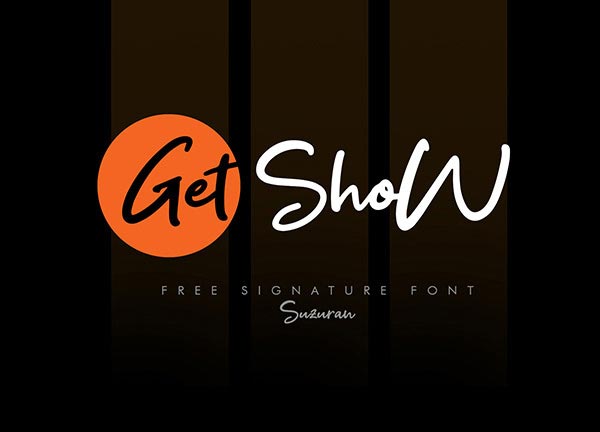 Get Show Script Signature Font Free Download