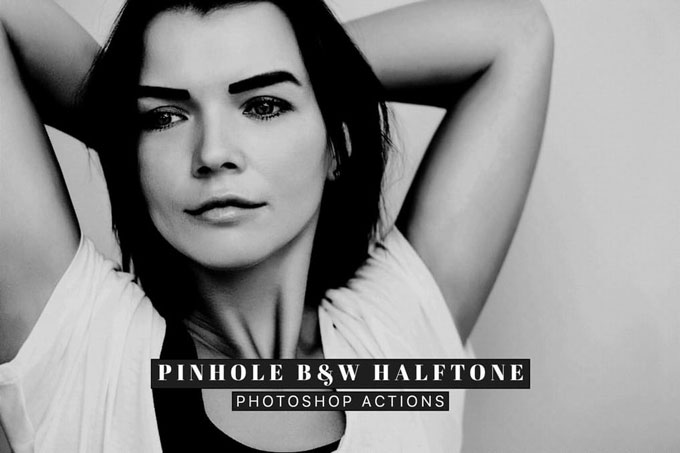 Halftone Best Black & White Photoshop Actions
