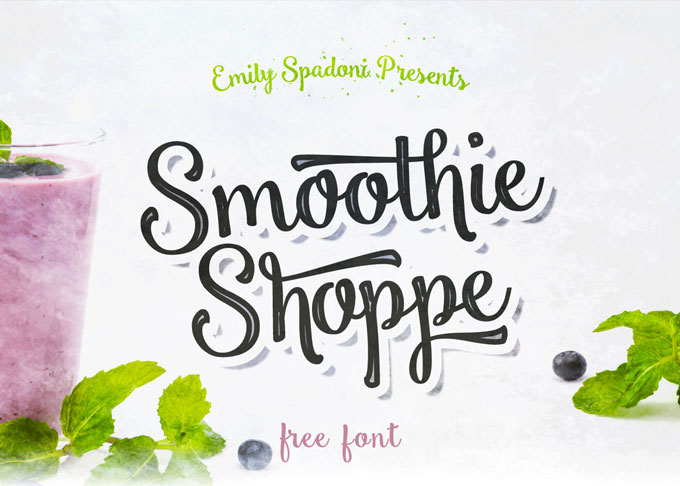 Smoothie Shoppe Free Script Font