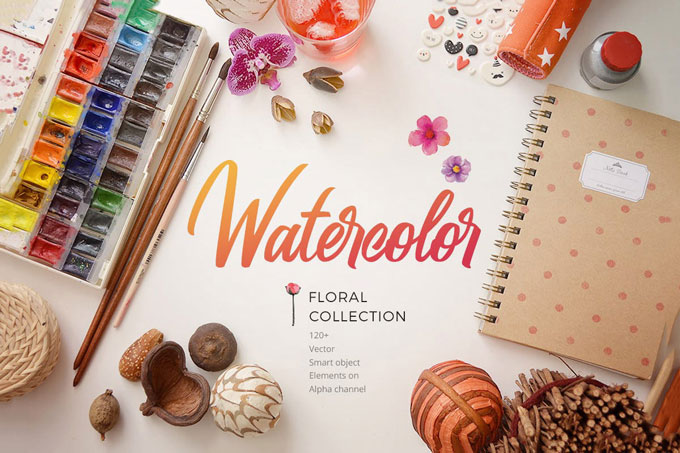Free Watercolor Floral Patterns Collection