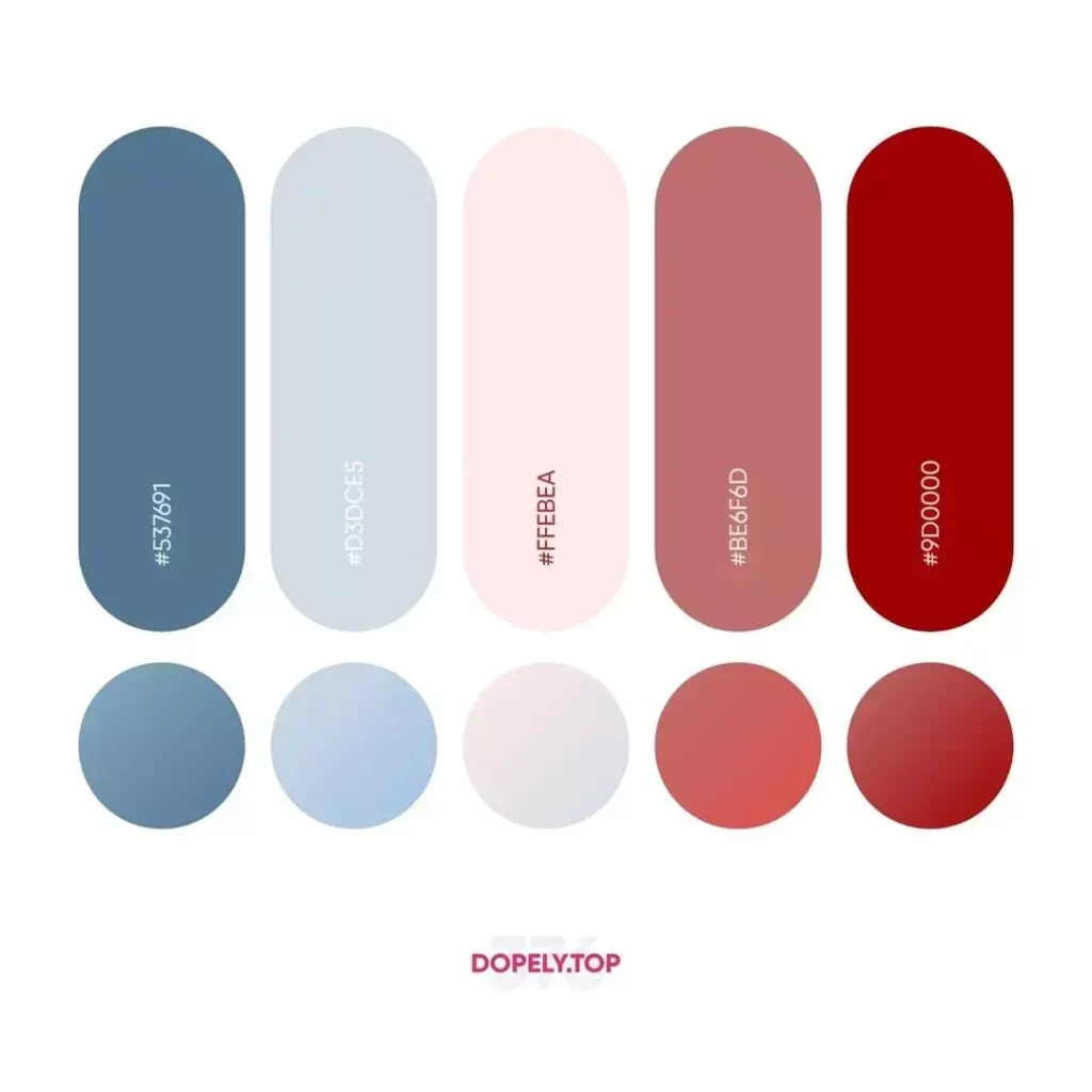 Beautiful Color Palettes With Their Similar Gradient Palettes