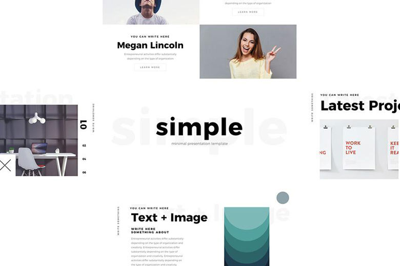 Free Minimal Business Powerpoint Template
