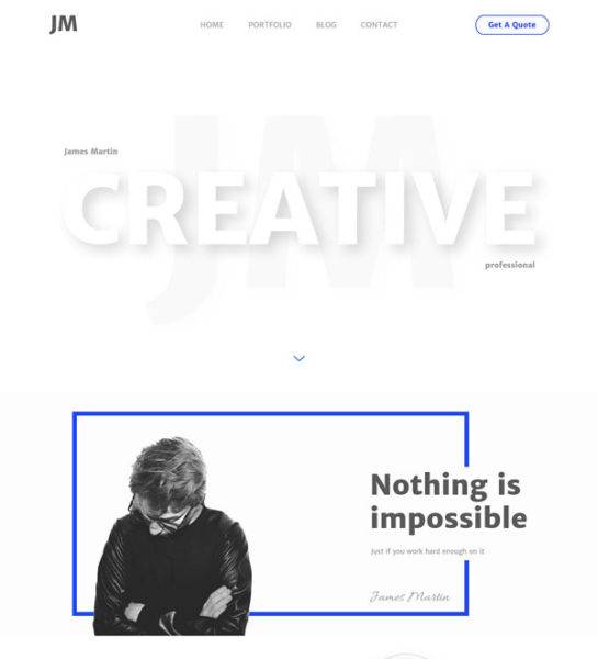 20+ Best Free Responsive HTML CSS Portfolio Templates In 2024