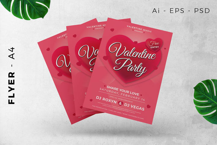 Valentine's Day Party Card