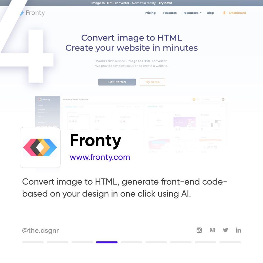 Fronty AI Powered Tools For Designers That Save Your Time
