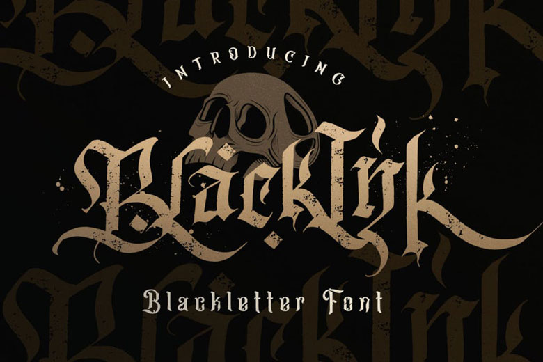 Blackink Blackletter Font