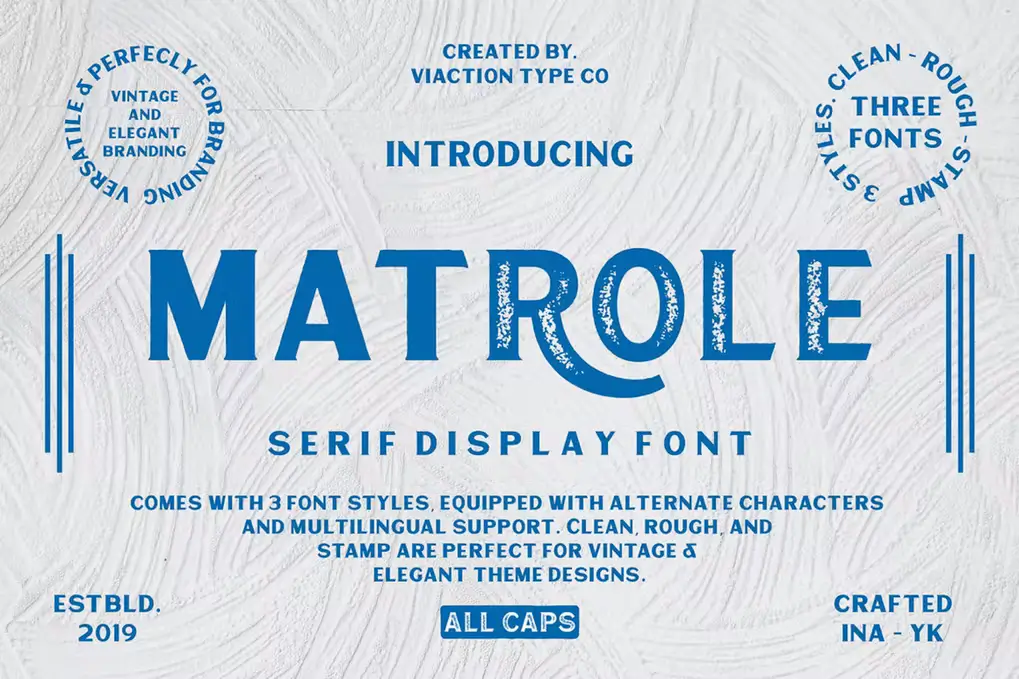 Matrole - Vintage Serif Display Font
