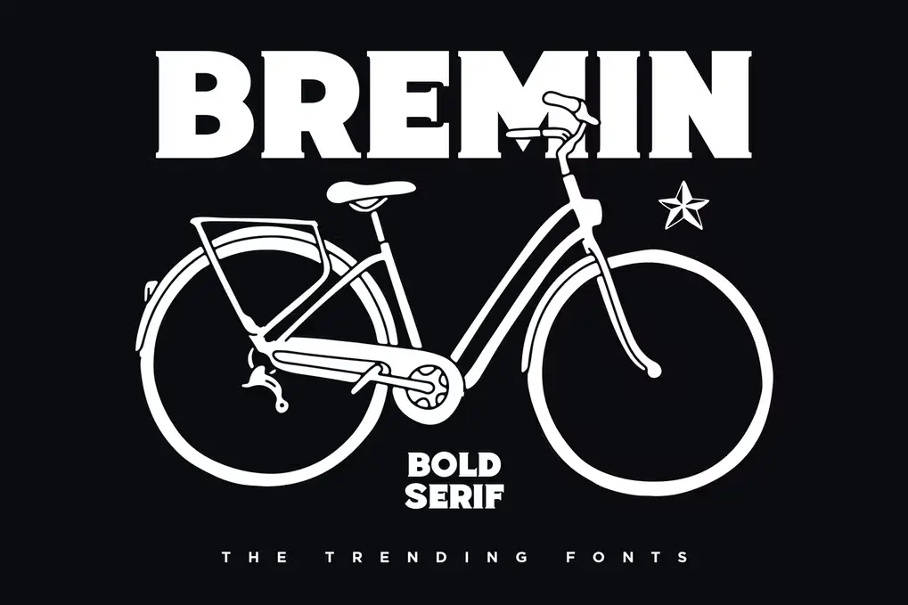 Bremin - Bold Serif Vintage Font