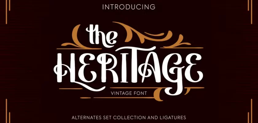 Heritage Vintage Font