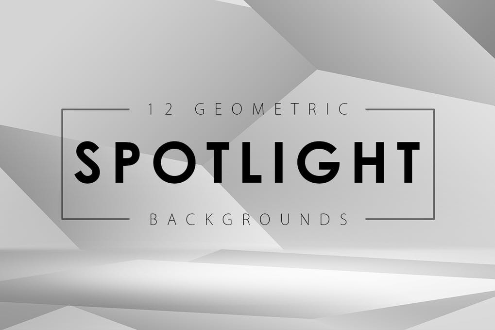 Geometric Spotlight Backgrounds