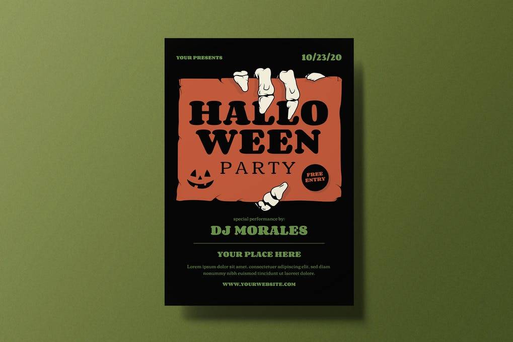 Halloween Party Flyer Template Download