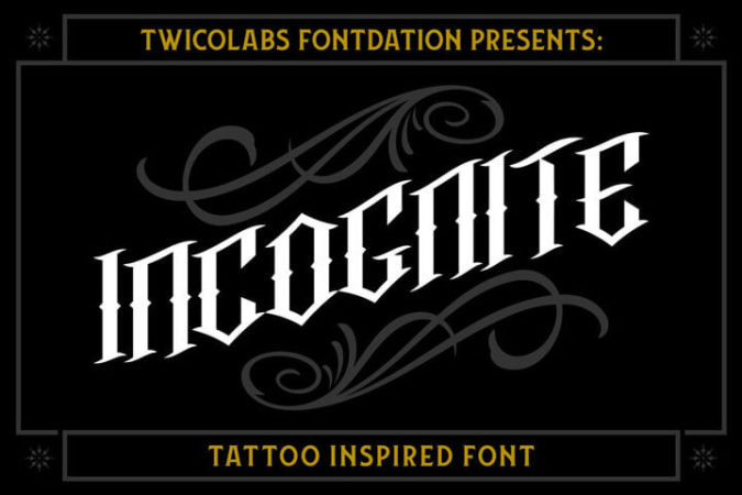 premium fonts for tattoos