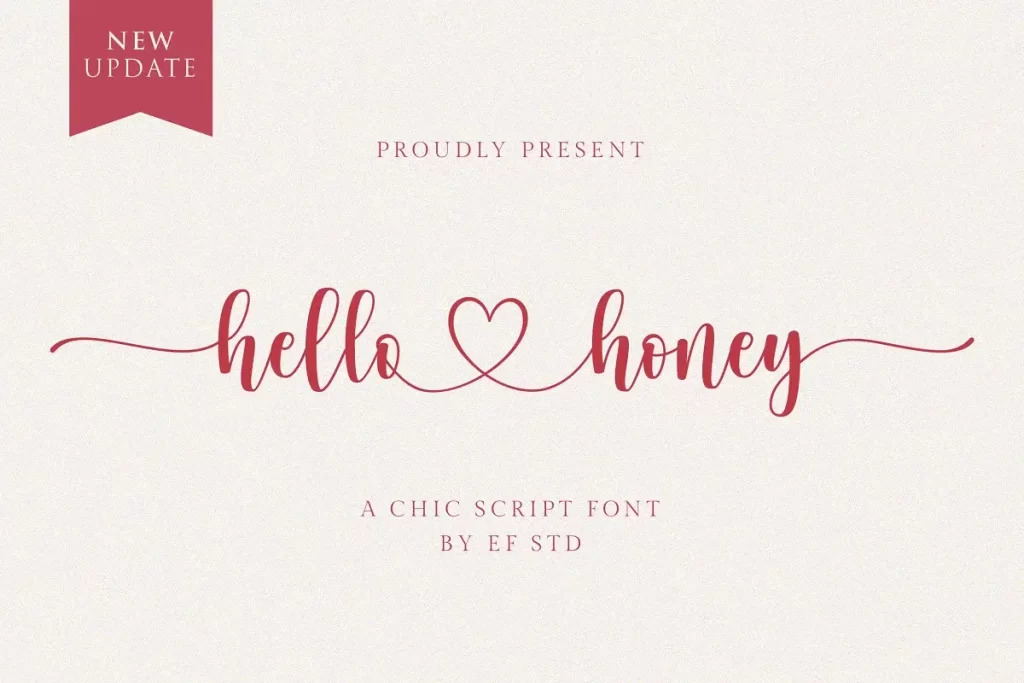 Hello Honey - A Chic Script Font