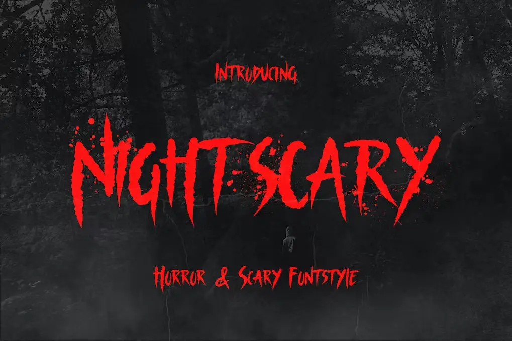 Horror and Scary Movie Font