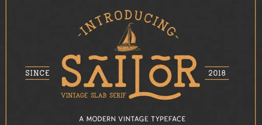 Modern Vintage Typeface Font