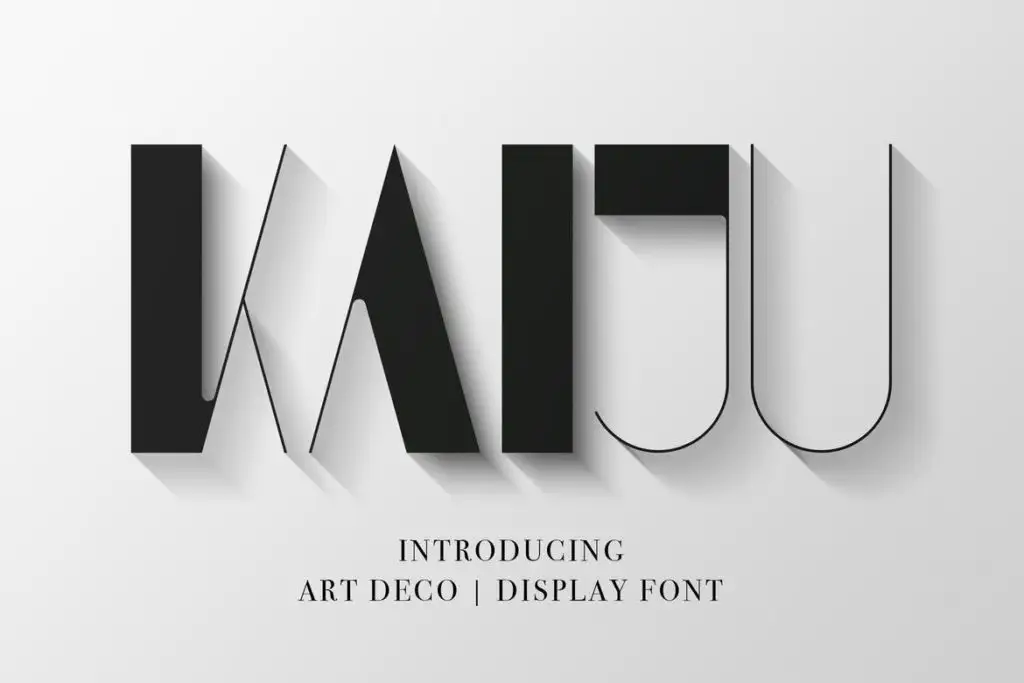 Art Deco Display Font
