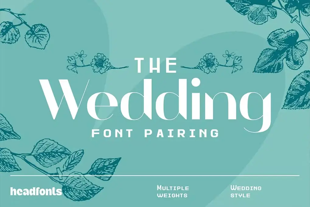 Elegant Wedding Font Duo