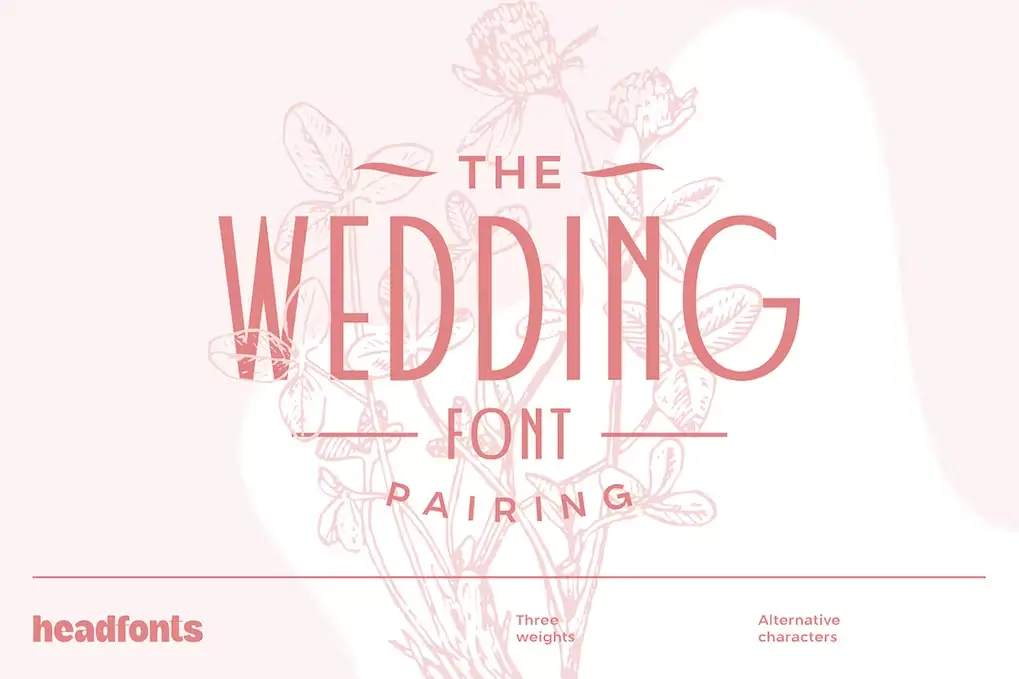 Wedding Font Duo