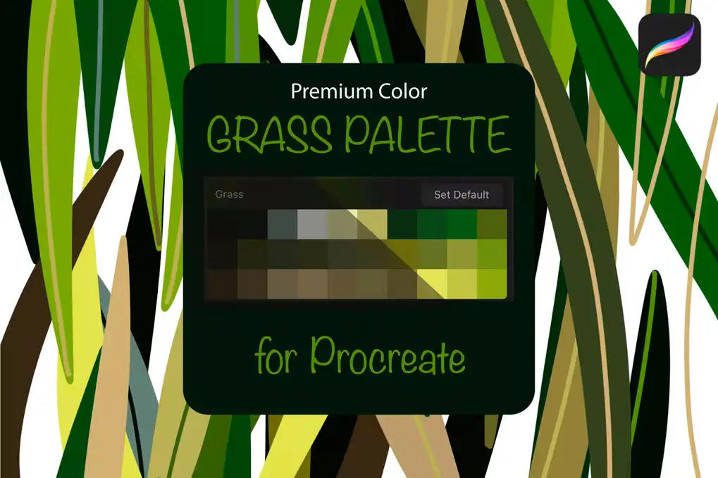 Grass Procreate Color Palette